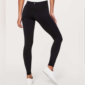 Lululemon Align High Rise Legging Black Full Length 2 FLAW